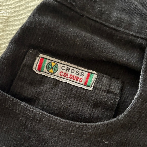 BNWT VINTAGE women’s Black Jeans by Cross Colours - Picture 4 of 15
